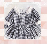 Little Bear Shop ~ Plaid Lolita OP Dress -out