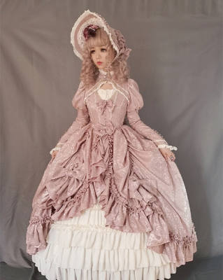 Vintage Musical Bunny Lolita Dress Kawaii Mori Girl