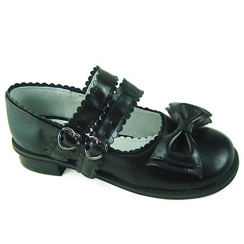 Cute Bow Low Heels Lolita Shoes