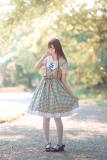 The Picnic Girl~ Sweet Gingham Pure Cotton Lolita Jumper -out