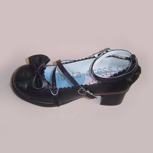 Coffee Bow Lolita Shoes