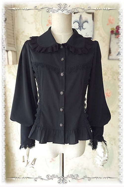 Infanta Gigot Sleeves Chiffon Lolita Blouse