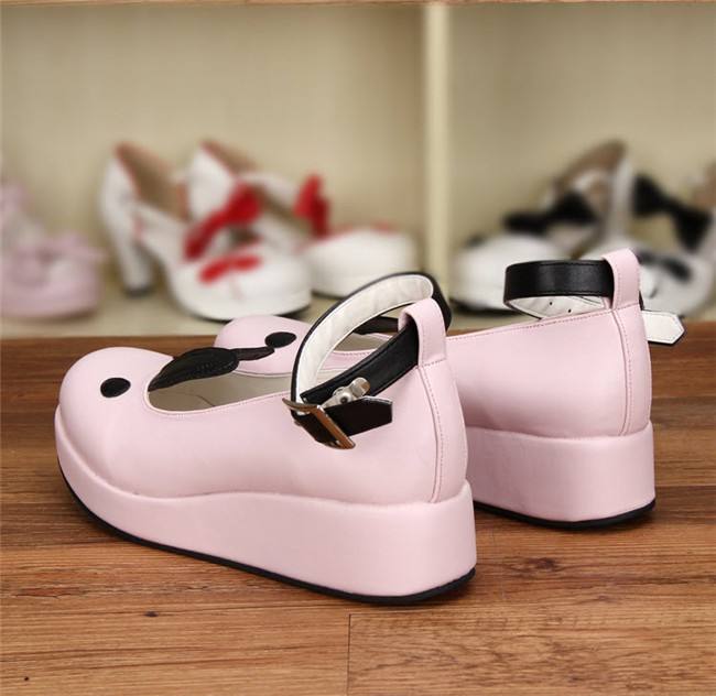 Angelic Imprint- Sweet High Platform Bunny Ears Lolita Shoes