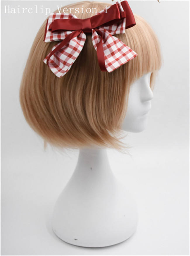 Not Stripe~ Sweet Gingham Lolita OP Dress off