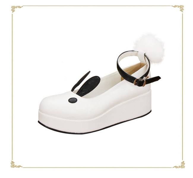 Angelic Imprint- Sweet High Platform Bunny Ears Lolita Shoes