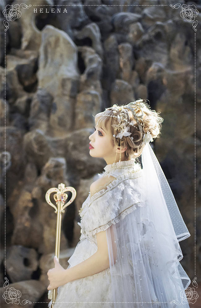 YUPBRO Lolita ~Helena~ Luxury Lolita JSK Bridal Design