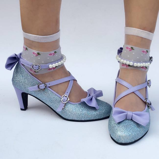Antaina Tea Party Glitter Lolita Shoes