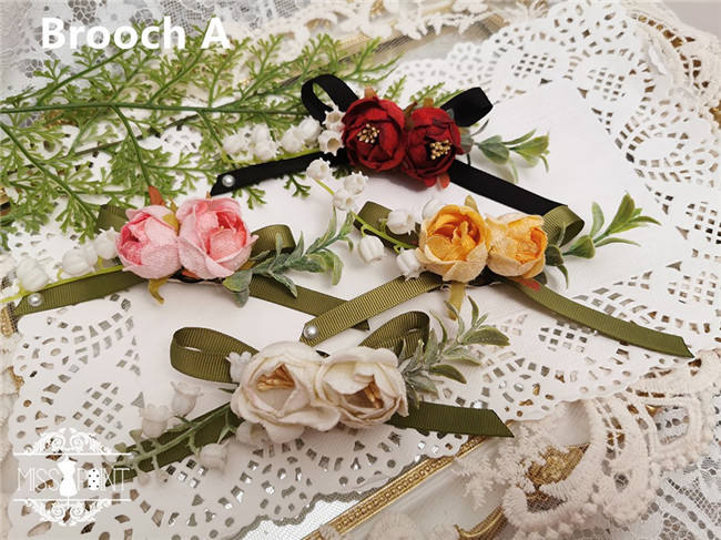 Miss Point ~ Salley Garden 2.0 Embroidery Vintage High Waist Lolita Skirt