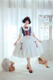 White Snow~ Gorgeous Lolita Short Sleeves OP Dress - Pre-order