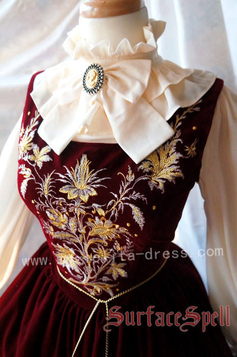 Bourbon Dynasty Series Baroque Embroidery Lolita OP Dress