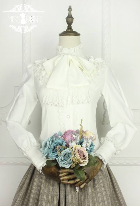 Miss Point~Vintage Elegant Chiffon Lolita Blouse