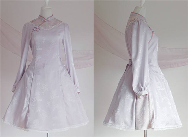 Hole Fairy Guide~ Qi Lolita OP Dress -Ready Made