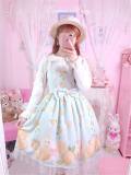 The Orange Rabbit Jam~ Sweet Chiffon Lolita JSK Dress -OUT