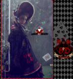Poker Soldier~ Lolita Fullset[--OP Dress + Bonnet+ Fake Collar+Hand Cuffs --]-Pre-order Closed