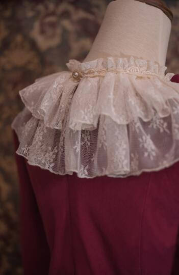 Fleurs Avec Echo&Annabel~ Velvet Lolita OP Dress -OUT