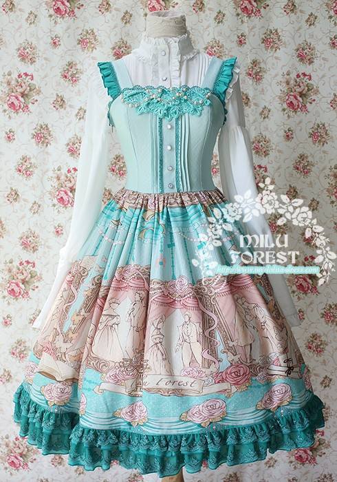 Milu Forest~Pride and Prejudice~ Lolita Jumper 3 Colors - Restocked