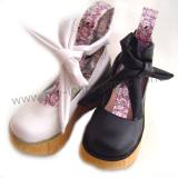Black Classic High Platform Lolita Shoes out