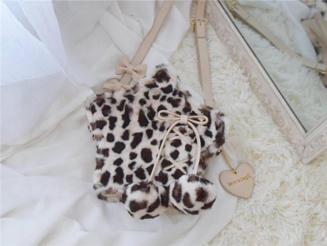Repair of Love/Star~ Sweet Lolita Fur Hand Bag/Cross-body Bag
