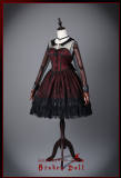 Sorceress Luna~ Lolita Long Sleeves OP Fullset [--OP Dress + Witch Robe + Witch Hat--]  -Pre-order Closed
