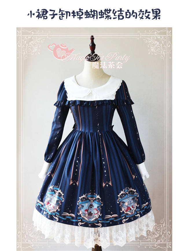 Book Before Sleeping~ Classic Lolita Printed OP