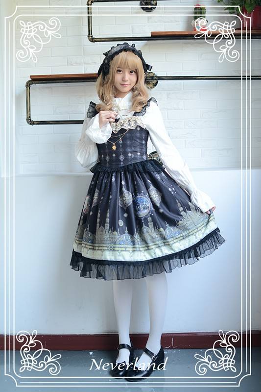 Neverland Lolita ~Arabian Nights~ High Waist Lolita JSK with Pendant