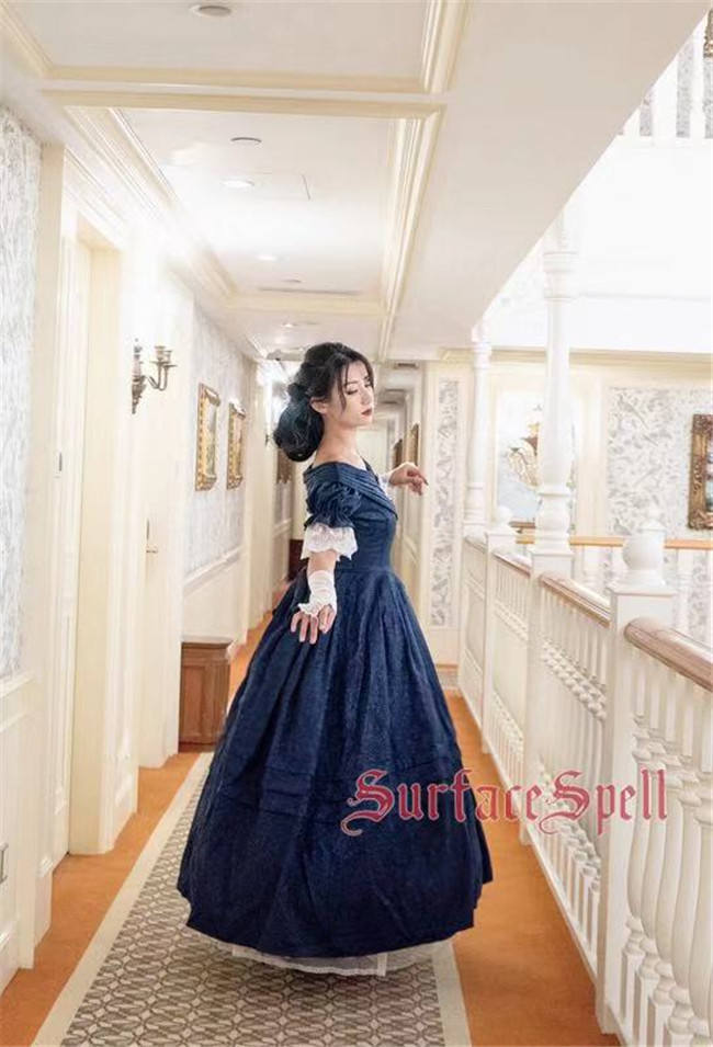 Surface Spell ~ The Duchess*Rococo~ Elegant Jacquard Lolita OP - Custom Tailor Available