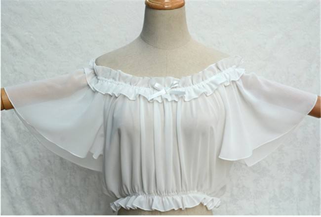 Sweet Chiffon Tailored Short Version Lolita Blouse