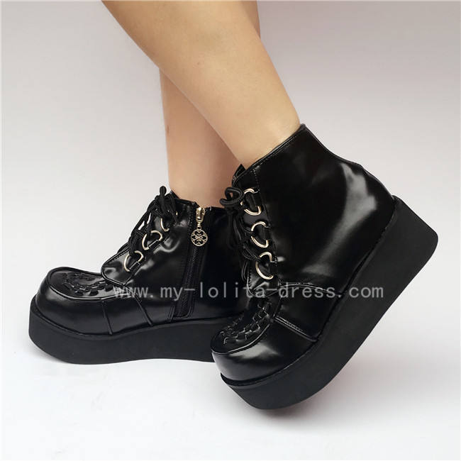 Velvet Straps Lolita Shoes