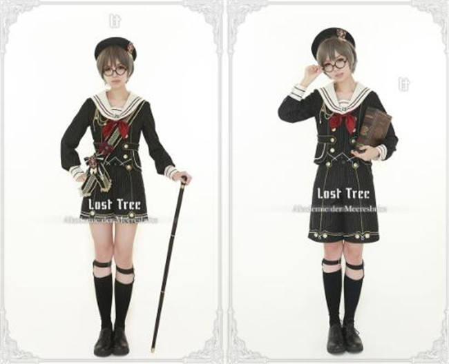Akademie der Meeresbrise~ Ouji Lolita Top+Short Pants Set