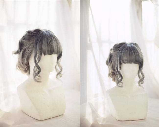 Little Poppy~ Sweet Lolita Short Curls Wig 30cm -In Stock
