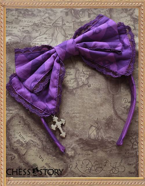 Chess Story Doll Theater Lolita Headbow-out