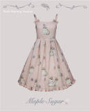Rabbit&Bouquet ~ Sweet Lolita Jumper Dress 2 Versions - Pre-order Closed