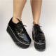 Popular Black Matte Lolita High Platform Shoes