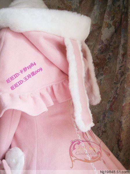 Emilia Love Heart Sweet Long Lolita Winter Coat
