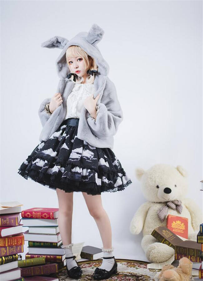 The Rabbit/The Bear~ Sweet Thickening Lolita Short Coat -Pre-order Closed