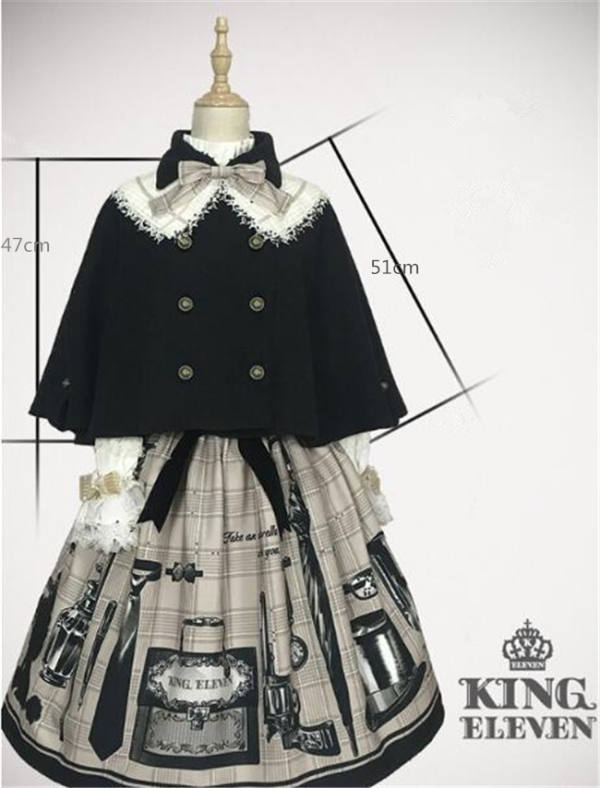 Kingslady~ Lolita Cape+Detachable Collar - Pre-order Closed