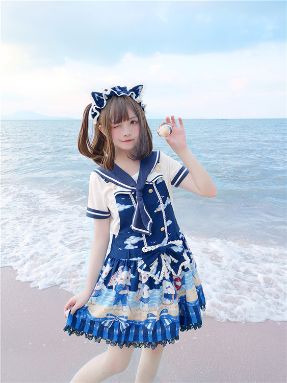 Kitty Sailor Cute Lolita JSK