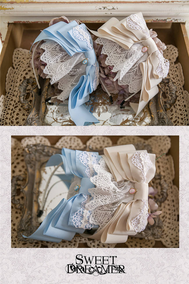Cutie Creator  - Maiden's Prayer- Bow Lace Lolita Headbow