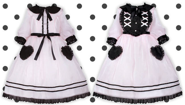 Pumpkin Cat Lolita ~Sweet Toothache~ Lolita OP -Ready made