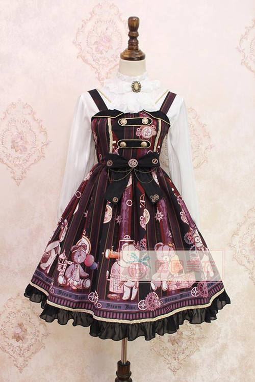 Alice Girl~ Steampunk Bear&Gear~ Lolita JSK
