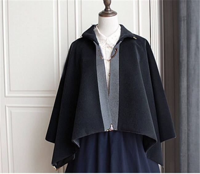 MISS 1860~ Vintage Lolita Cape+Skirt+Corset+Blouse -out