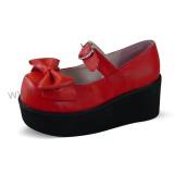 Red Patent Leather Lolita Shoes