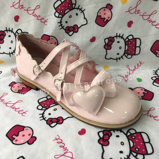 Mint Low Heels Lolita Princess Shoes