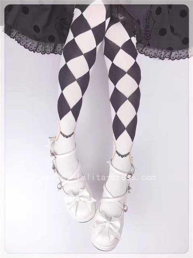 Sweet Cat's Ear Bows Matte Lolita Heels Shoes