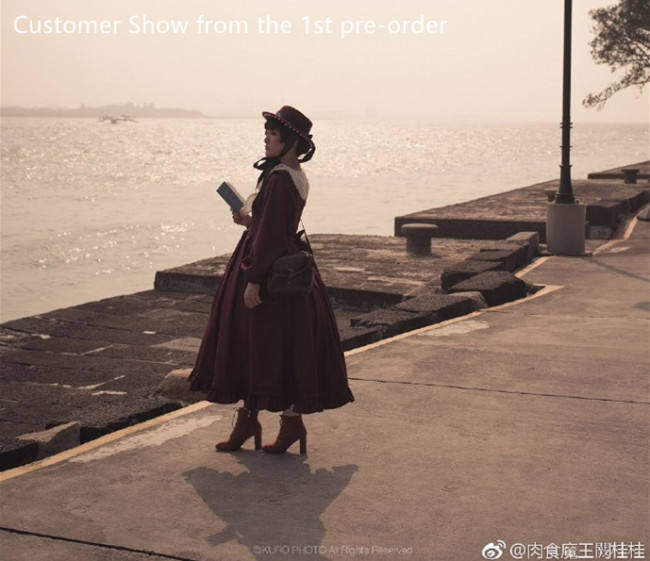 Austin's Notebook~ Vintage Long Sleeves Lolita OP -The 3th Round Pre-order Closed