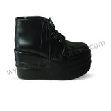 Black Straps High Platform Lolita Shoes-OUT