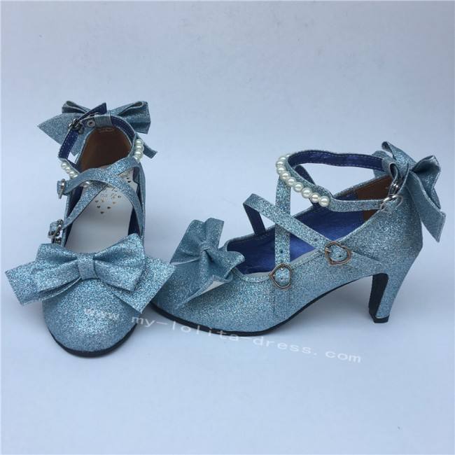 Antaina Tea Party Glitter Lolita Shoes