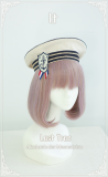 Akademie der Meeresbrise~ College Style Lolita OP Navy  -Ready Made