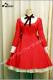 Red Prints Knots Lolita Dress