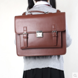 Japanese Student Uniform Black/Brown Lolita Fashion HandBag -out